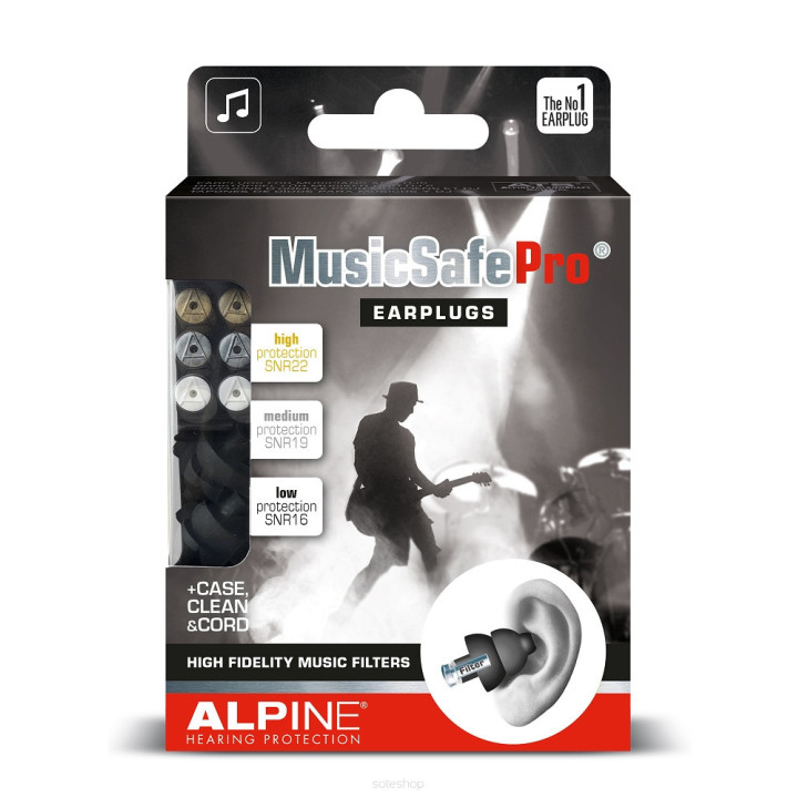 Alpine Music Safe PRO czarne