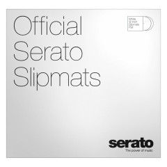 Slipmaty Serato DJ Logo białe
