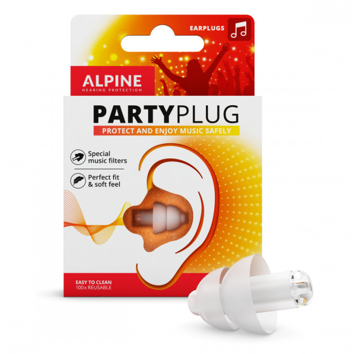 Alpine Party Plug white białe